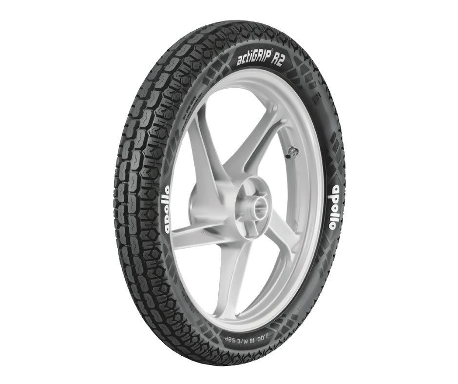 300--18 TT Apollo ACTIGRIP R2 52 P Rear Nylon 2wMc N