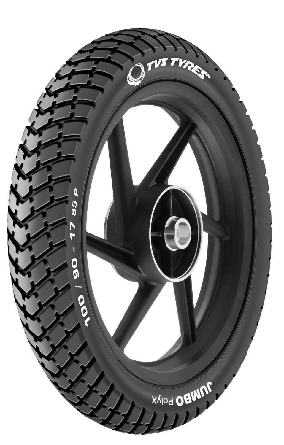 100-90-17 TT Tvs TEG JUMBO POLYX 55 P Rear Nylon 2wMc N